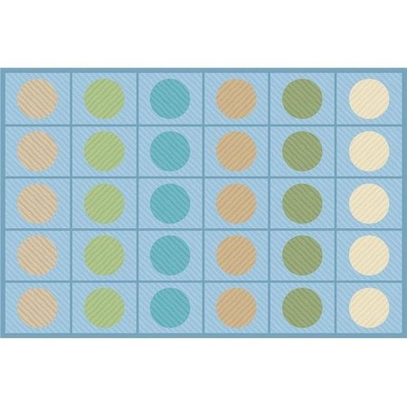 CARPETS FOR KIDS Carpets for Kids 64818 8 x 12 ft. Open Seating Classroom Rug; Calming Color - Rectangle 64818